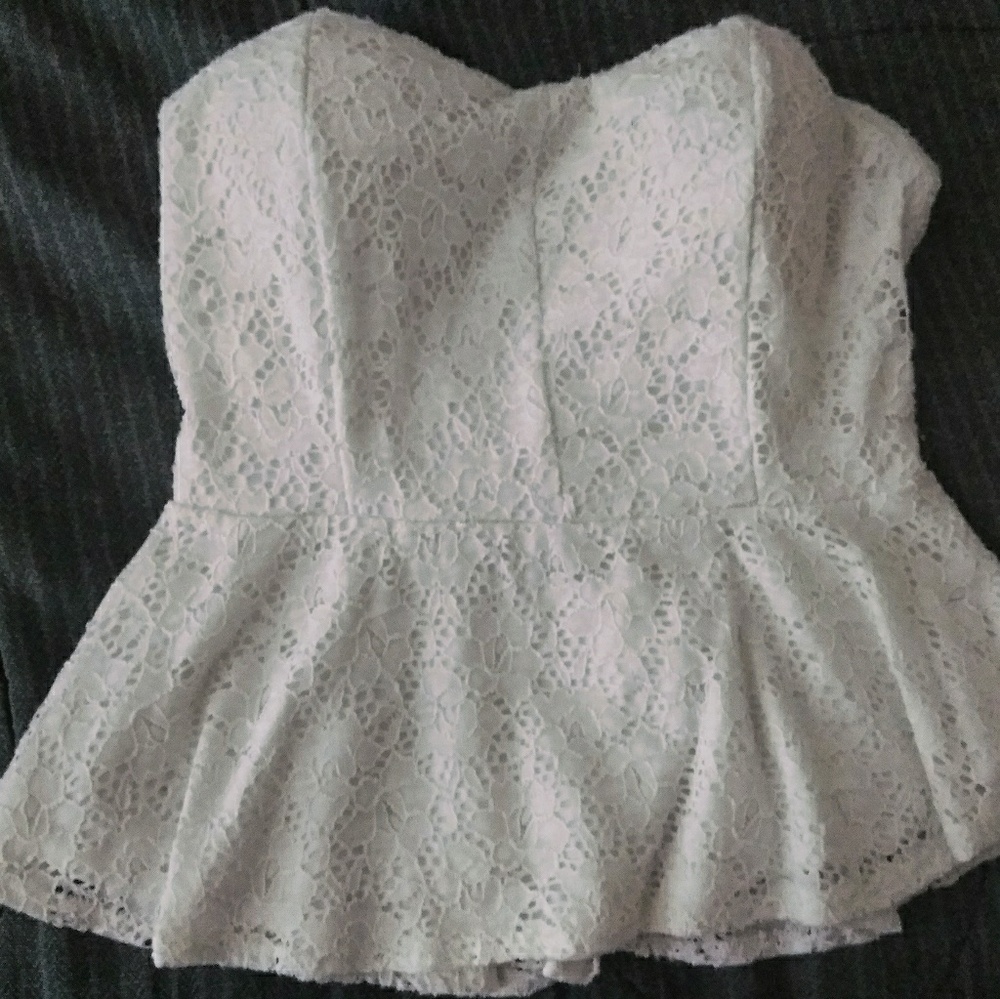 Cute little white summer Top